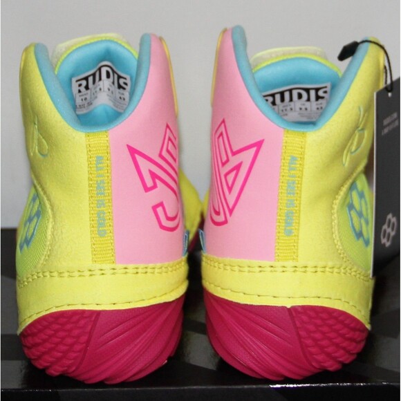 Rudis Jordan Burroughs JB1 Wrestling Shoes Mens 10 Pink Lemonade New